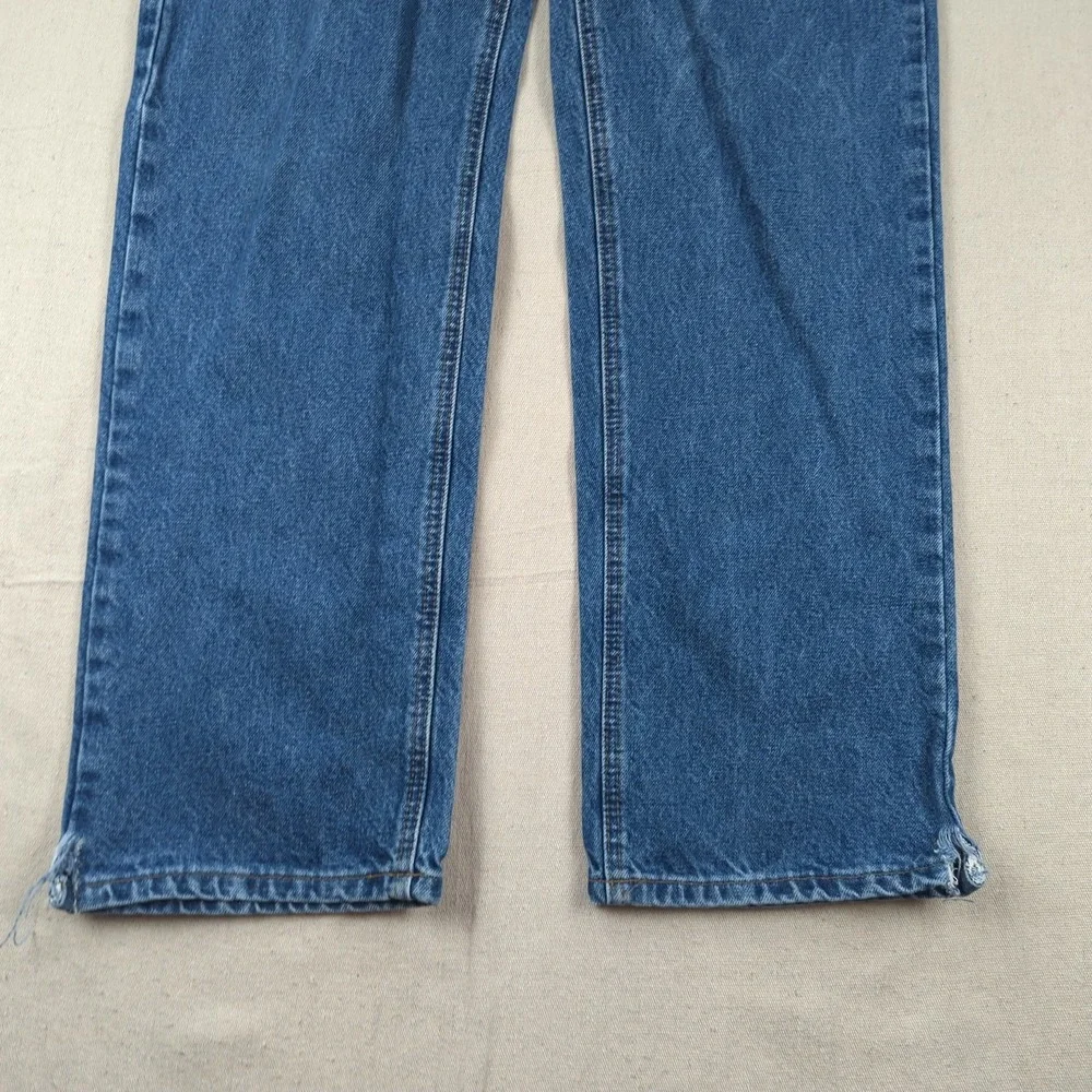 Carhartt Jeans Mens 38x36 Blue Relaxed Fit Utility Workwear Faded Distressed